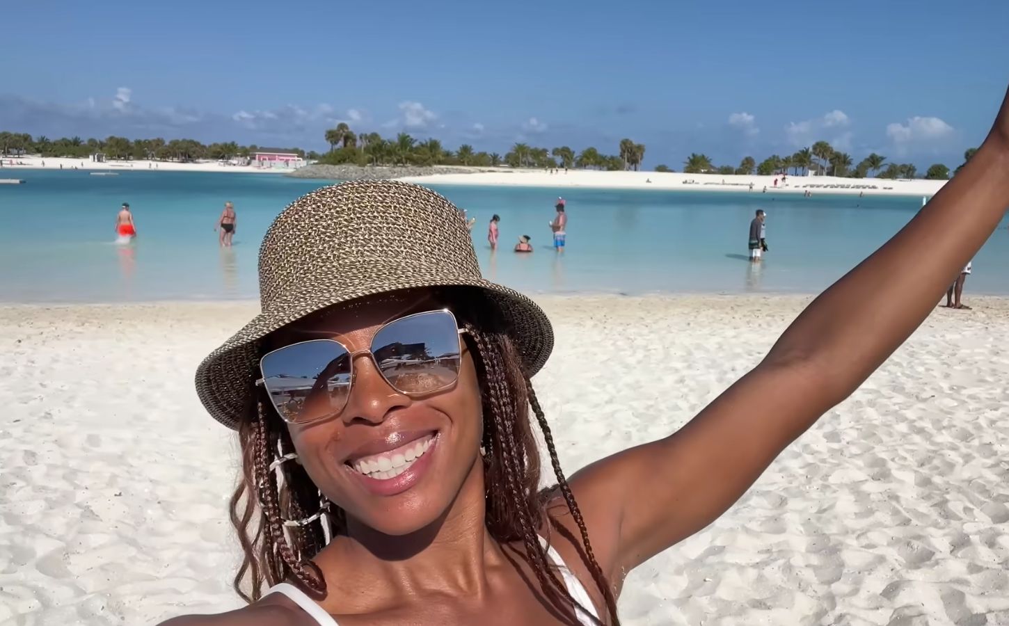 Plant-based YouTuber Jenné Claiborne on a vegan cruise
