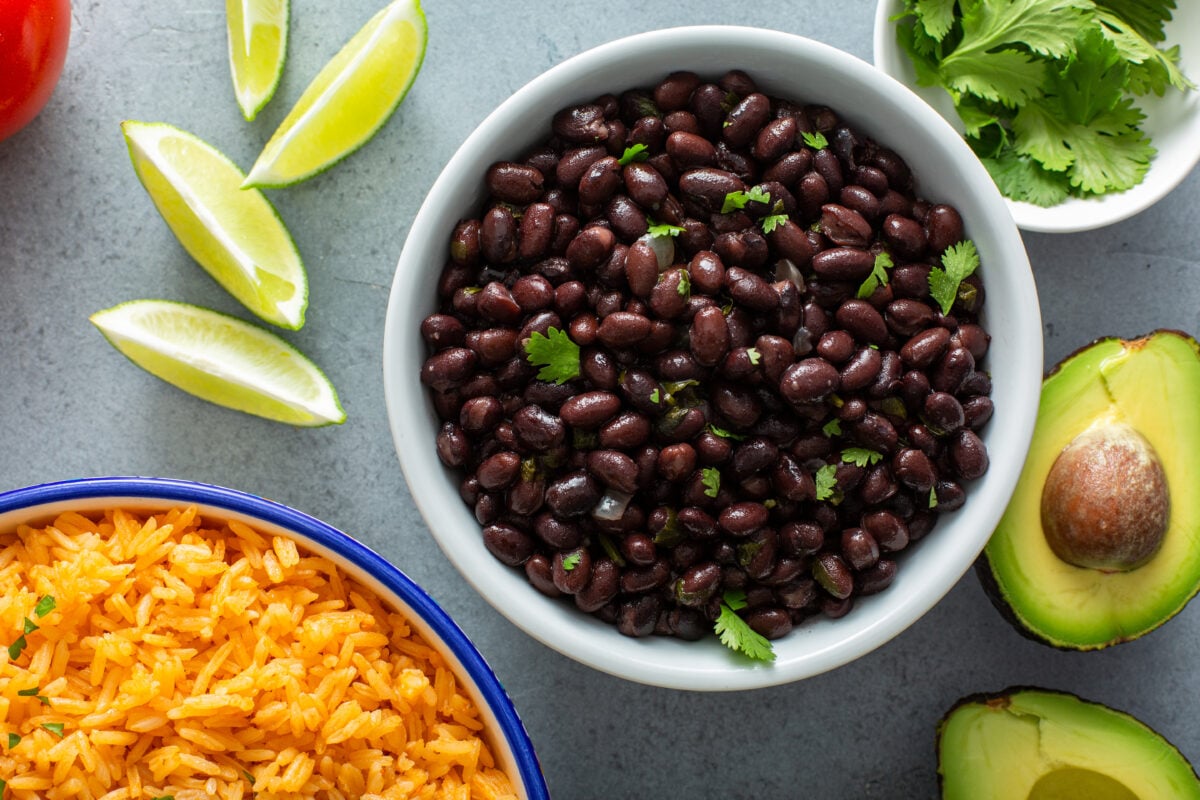 A bowl of beans, a longevity superfood