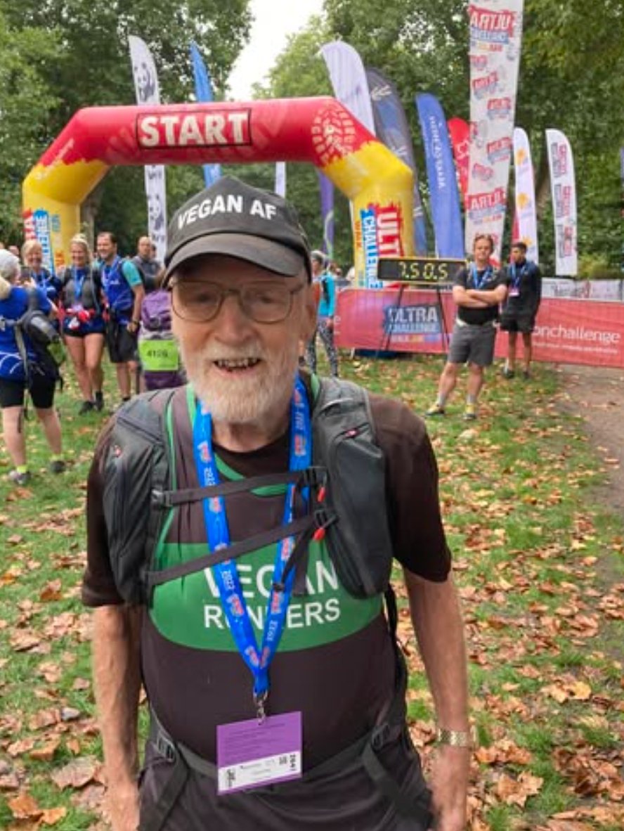 Vegan runner Paul Youd