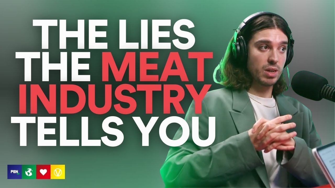 Vegan activist Earthling Ed being interviewed on the PBN podcast