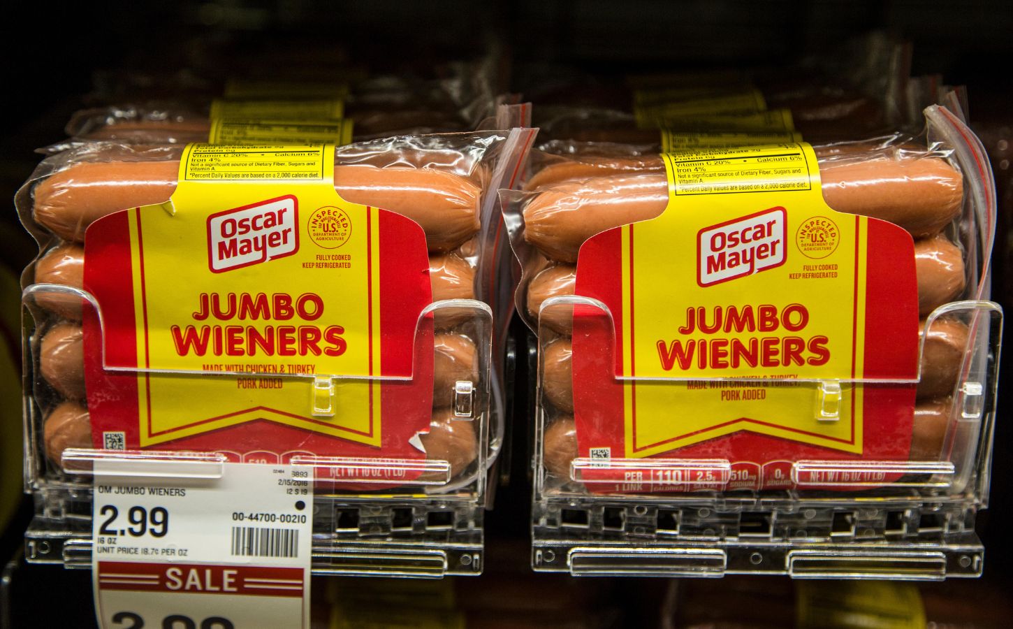 Oscar Mayer wiener hotdogs
