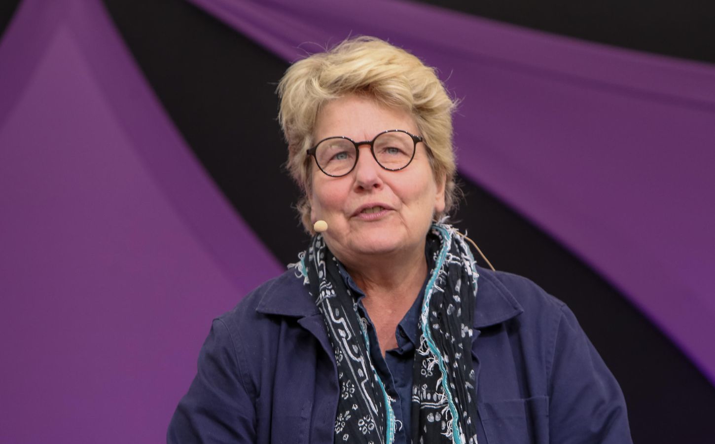 Host of BBC's panel show QI, Sandi Toksvig