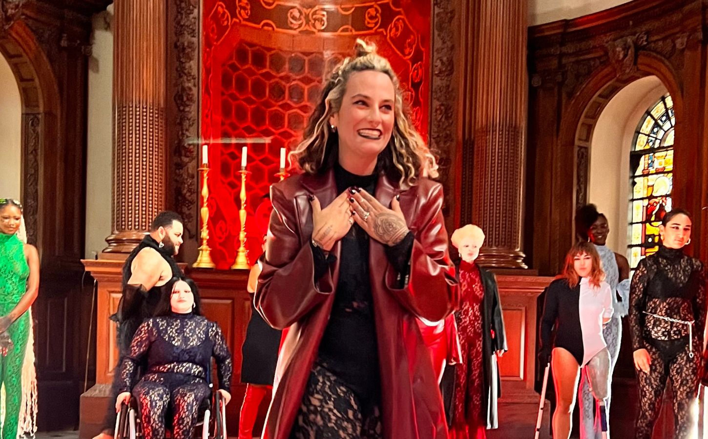 Sarah Regensburger vegan cactus coat