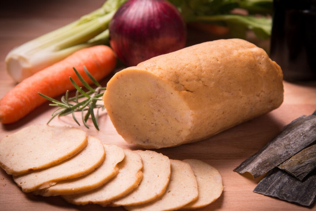 Seitan is an increasingly popular high protein plant-based meat option