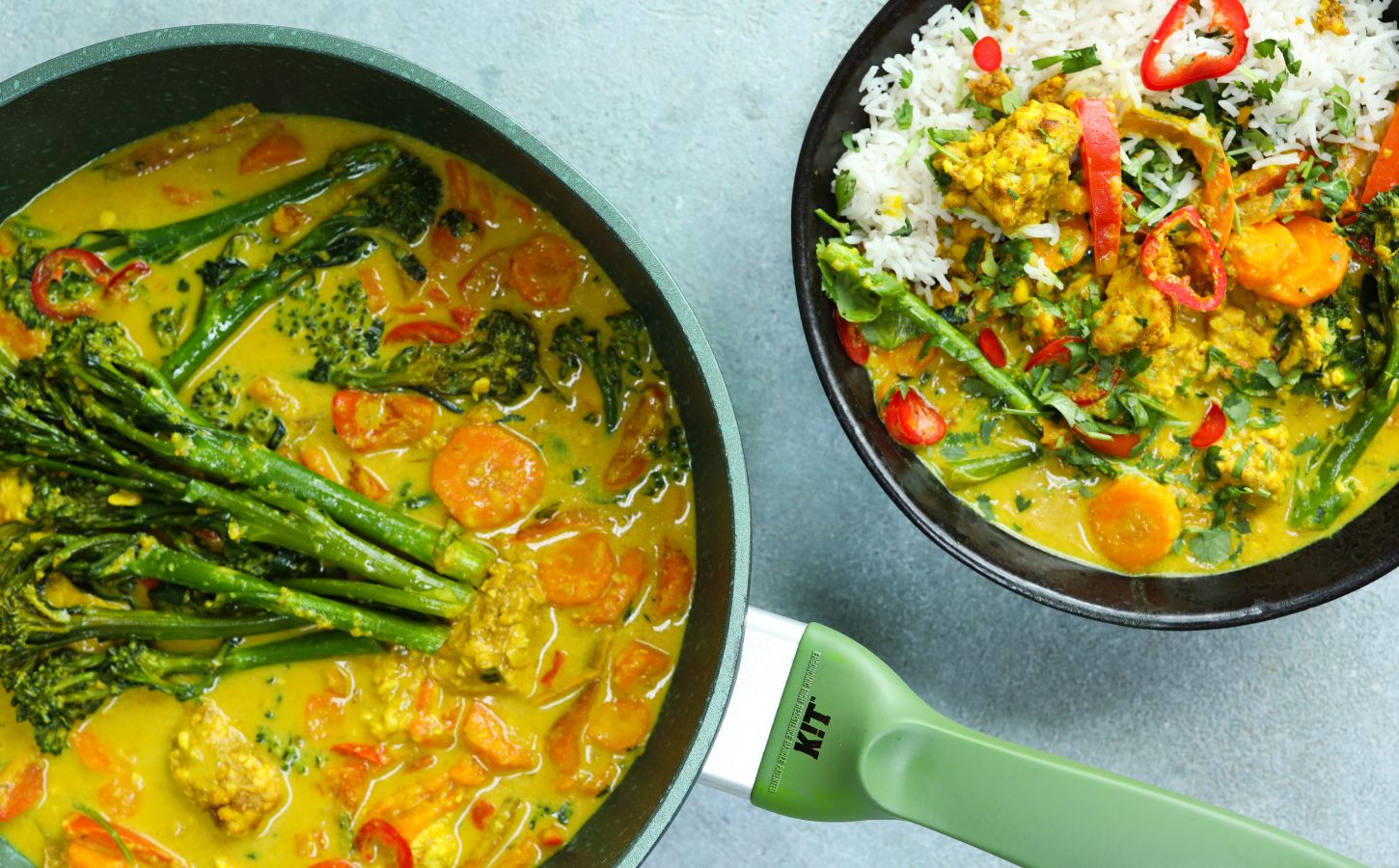 sunshine tempeh curry, a vegan plant based dinner