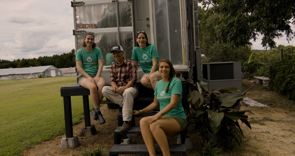 Tom Lim and members of The Transfarmation Project