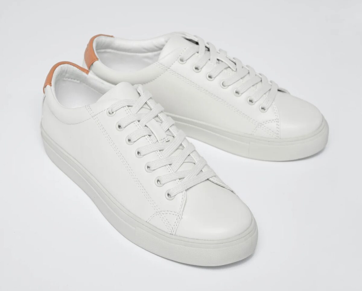 A pair of vegan trainers named R-KIND VEGAN - LUNAR ROCK TRAINER