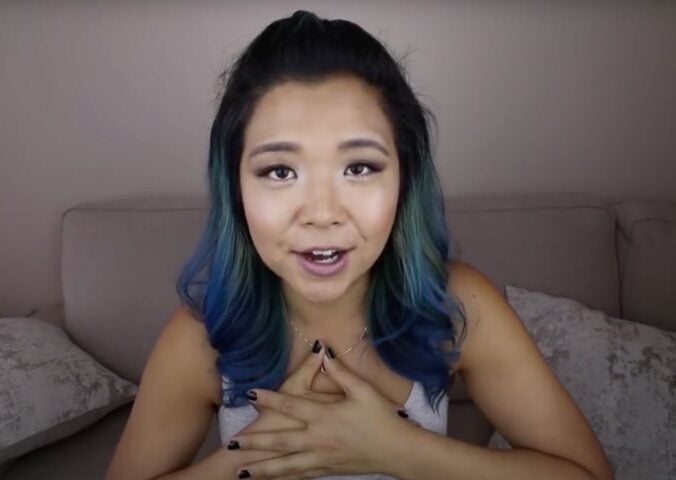 Vegan recipe developer Rose Lee in a still from her video on vegan food hacks